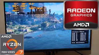 Ryzen 7 7700 igpu Assassins Creed Valhalla [upl. by Dempstor]