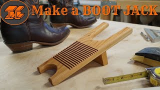 Woodworking Basics How to Make and Use a Boot Jack [upl. by O'Dell148]