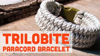 Easy Trilobite Paracord Bracelet—Beginner Tutorial [upl. by Erdnael]