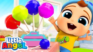 Lollipop Song  Little Angel Kids Songs amp Nursery Rhymes [upl. by Franck610]