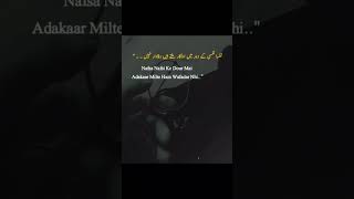 Nafsa nafsi ka dour jaunelia poetry poetrystatus hearttouching deeplines [upl. by Neltiak]