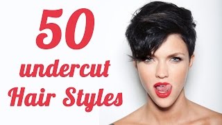 50 undercut female hairstyles [upl. by Inaoj]