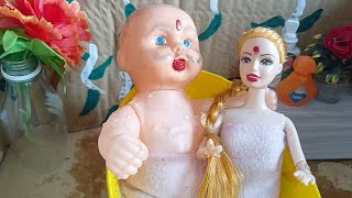 Meerut wali Barbie Episode 87Barbie Doll All day routine in indian villageMeerut wali [upl. by Shutz]