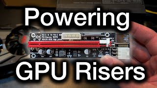 Powering GPU Mining Risers Safely [upl. by Ahsinauq]