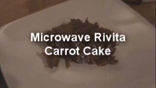 Microwave Ryvita Carrot Cake  MYVIRGINKITCHEN [upl. by Aicil]