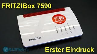 AVM FRITZBox 7590 im Video  CeBIT 2017 Neuheit [upl. by Zavala]