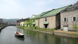 北海道 小樽運河  Otaru Canal Hokkaido Japan [upl. by Eelak353]