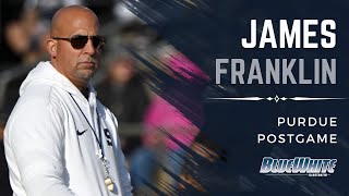 Penn State head coach James Franklin recaps win over Purdue [upl. by Kittie]