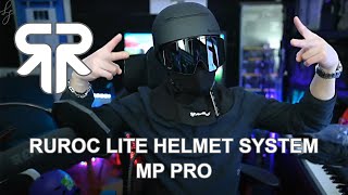 Unboxing Ruroc Lite Helmet System  MP Pro Open Face Snowboard Helmet Review [upl. by Arot]