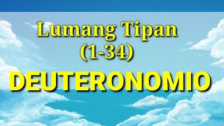 Ang Banal na Aklat quotBIBLIAquot Deuteronomio134 5 Lumang Tipan Tagalog Audio Bible Full Chapter [upl. by Nahgrom596]