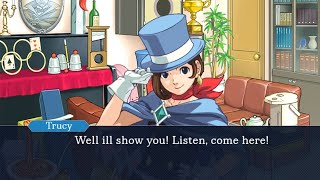 Trucy Wright meets Edgeworth for the first time objectionlol [upl. by Notserc500]