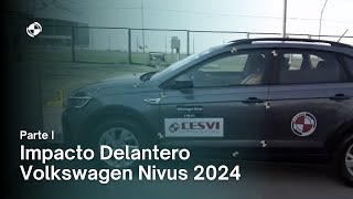 Crash Test Volkswagen Nivus 2024  parte 1 [upl. by Goldia672]