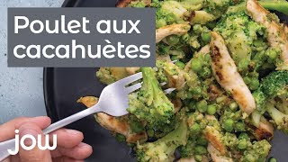 Recette de Poulet aux cacahuètes amp légumes croquants [upl. by Nelyak441]