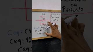 Associação de Capacitores em Paralelo  Cálculo eletrônica [upl. by Sax]