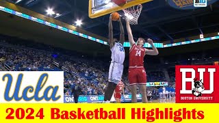 Boston University vs UCLA Basketball Game Highlights 11 11 2024 [upl. by Yssirc43]