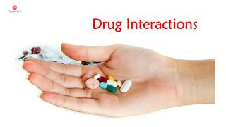 Drug interactionsPharmacokinetic amp pharmacodynamic interactionsDrugFood amp DrugHerb interactions [upl. by Anatolio]