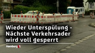 Oldesloer Straße unterspült  Vollsperrung bis Jahresende [upl. by Epotimet672]