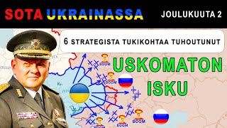 2 joulukuuta VALTAVA MENESTYS VENÄLÄISET TUKIKOHDAT TUHOTTU LOGISTIIKKA HALVAANTUNUT [upl. by Ergener]