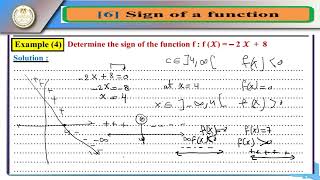 Mathematics Sign of a Function 1st sec 09 20242025 first term [upl. by Jacquelyn]