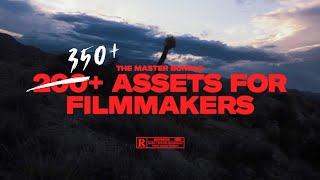 350 Assets for Filmmakers amp Video Editors Transitions Vintage Overlays SFX LUTs [upl. by Aileve]