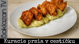 Kuracie prsia v cestíčku 🧀 recept  super jednoduchý obed  Kurací rezeň v cestíčku [upl. by Scotti]