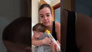 Como fazer lavagem nasal com soro fisiológico em bebês  Dra Mellissa Pediatra e mãe do Josué [upl. by Ilario598]