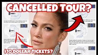 JENNIFER LOPEZ TEAM WANTS TO CANCEL TOUR MAJOR LOW TICKET SALES [upl. by Nellak]