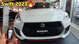 All New Swift Sports 2023😍 Interior Exterior Price amp Features [upl. by Llerdnad781]