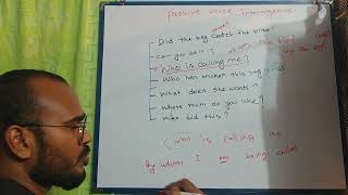 Interrogative Sentence Passive voice ।। voice ।। BCS ।। 18 [upl. by Ecadnak]