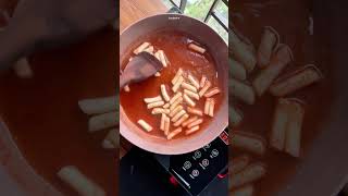 Korean Rice Cake Tteokbokki Recipe tteokbokki koreanricecake tteokbokkirecipe koreanfood [upl. by Imerej]