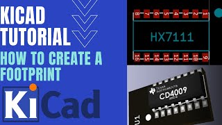 KiCad Tutorial  How to create your own Footprint in KiCad [upl. by Ramsa465]