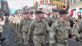 1st FUSILIERS HOME COMING PARADE NEWCASTLE [upl. by Elocim]