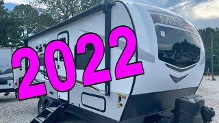 New 2022 FOREST RIVER ROCKWOOD MINI LITE 2204S Travel Trailer Twin Beds  King Bed Dodd RV Solar 22 [upl. by Shriver]