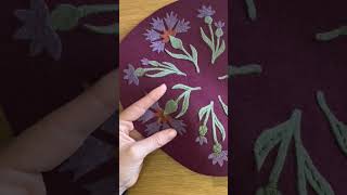 DIY embroidery candle mat [upl. by Orat]