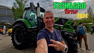 TECHAGRO BRNO 2024 DEUTZFAHR SAME ZETOR JOHN DEER MASSEY FERGUSON [upl. by Ynneh]