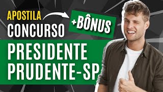 Material EXCLUSIVO para Agente de Combate às Endemias Concurso Presidente Prudente  SP 2024 [upl. by Sabah847]