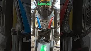 FZS headlight modified sticker short video [upl. by Nevada]