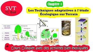 TC SVT  Chapitre 1 Les Techniques adaptatives à l’étude Écologique sur Terrain  cours amp activités [upl. by Otrebmal]