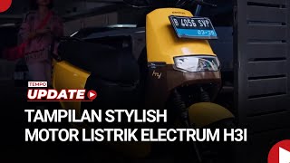 Tampilan Stylish Motor Listrik H3i Dibanderol Mulai Rp 199 juta [upl. by Ttenaej127]