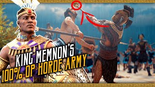 THE LEGEND OF KING MEMNON KING OF AETHIOPIA IN TROY  Total War Saga Troy Memnon Mythos Campaign 1 [upl. by Justinian]