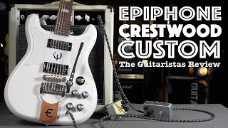 Epiphone Crestwood Custom  Vintage Reissue Guitar Review [upl. by Hanyaz]