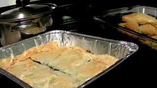 BEST GREEK SPINACH PIE SPANAKOPITA [upl. by Ingaberg]