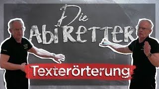 Deutsch Abitur 2018 Texterörterung  Die Abi Retter 5 [upl. by Aloysius]