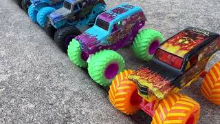 My SONUVA DIGGER Monster Truck Collection 092024 😱😱😱 [upl. by Anaerb]