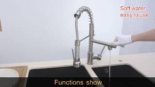 PullDown Kitchen Faucet  Best Kitchen Faucet 2018  Kitchen Faucet Installation [upl. by Begga]