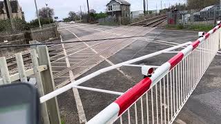 Helpston Level Crossing  Cambridgeshire 14022024 [upl. by Debera]