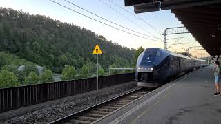 250621 GoAhead Nordic quotSørtogetquot BM 73 passing Sandvika station  Norway [upl. by Seira122]