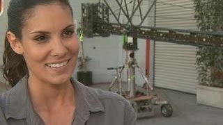 Daniela Ruah Talks Pregnancy On Set of NCIS LA [upl. by Ahseyd]