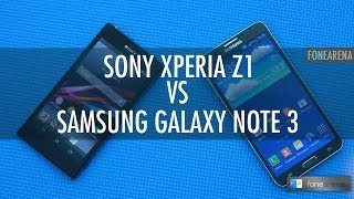 Sony Xperia Z1 vs Samsung Galaxy Note 3 [upl. by Mcnutt]