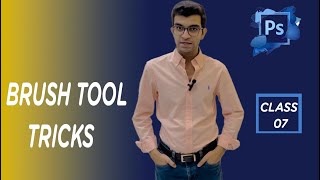 Brush Tool Tricks  Adobe Photoshop Full Course [upl. by Nerual]